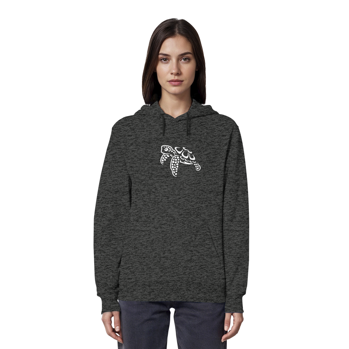 schwimmende Meeres-Schildkröte - Organic Hoodie