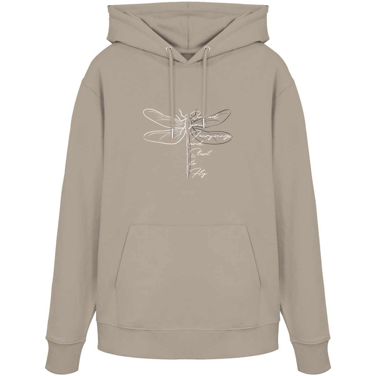Breite die Flügel aus und flieg los | Libelle - Organic Hoodie