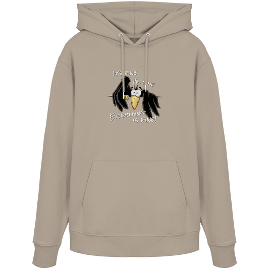 I’m Fine Rabe | Alles Gut Krähe - Organic Hoodie