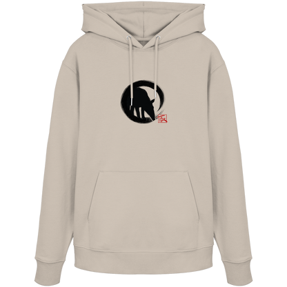 Zen Tapir im japanischen Enso Kreis - Organic Hoodie