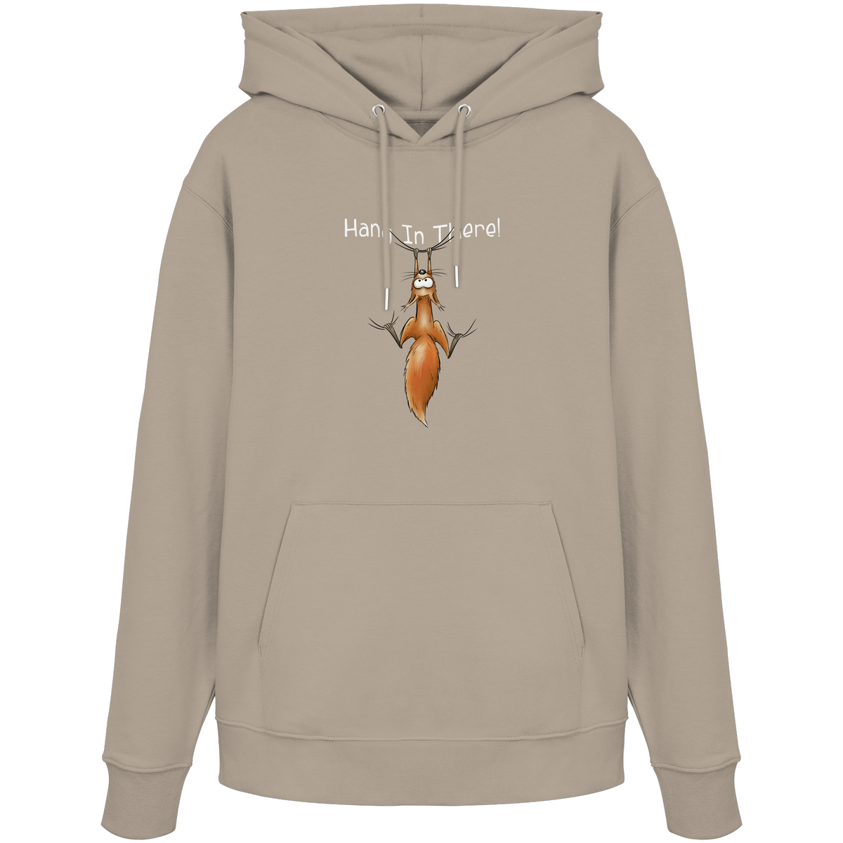 Hang In There | Lässiges Eichhörnchen - Organic Hoodie
