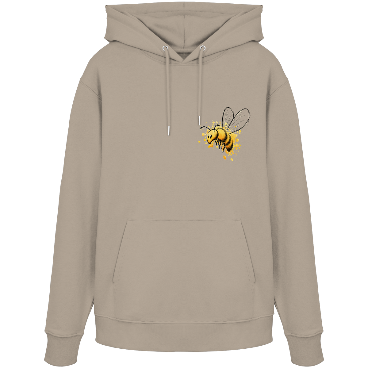 Lässige kleine Honig-Biene - Organic Hoodie