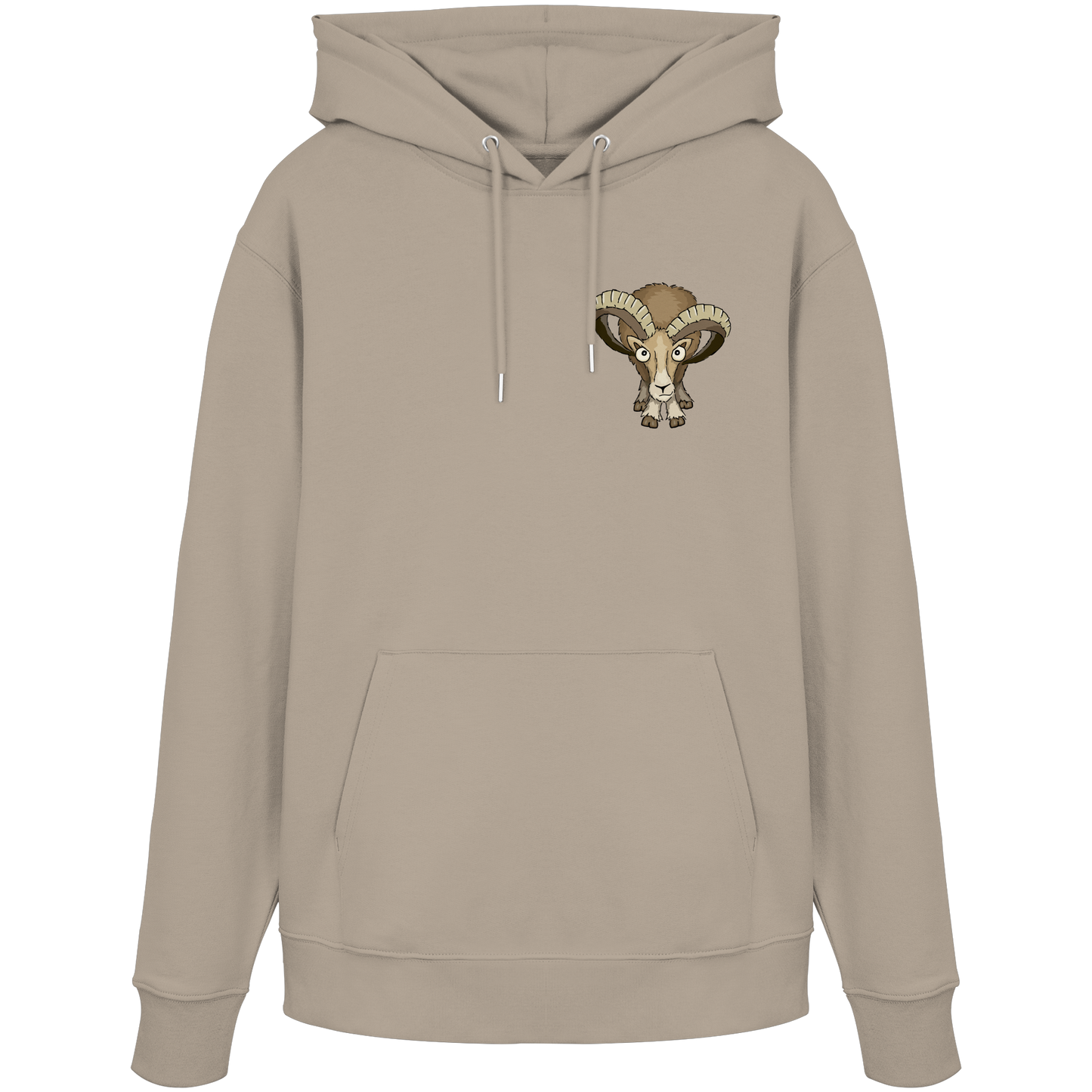 Bockiges Mufflon Widder Schafbock - Organic Hoodie