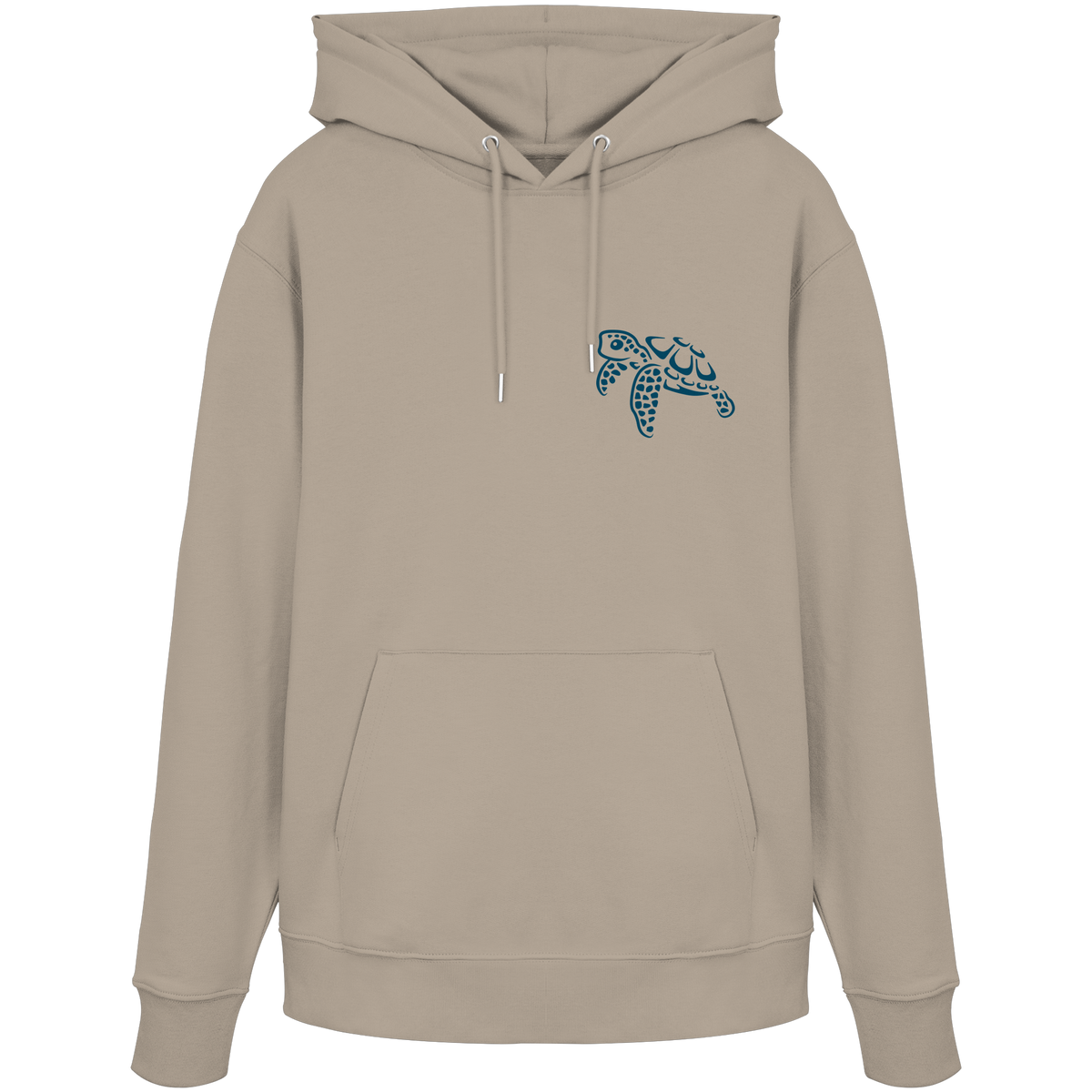 Lässig lustige Wasserschildkröte - Organic Hoodie