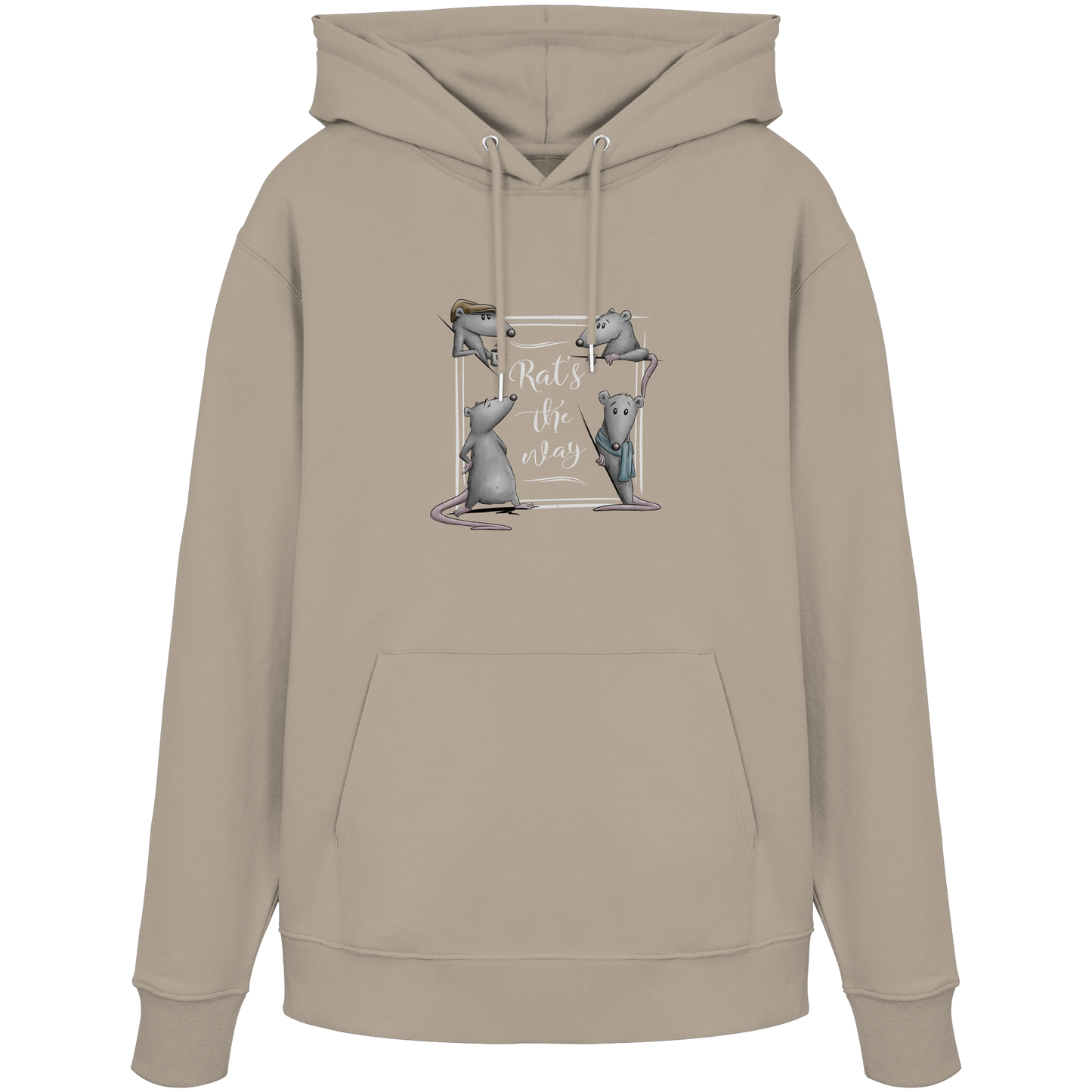 Rat’s The Way Kaffeehaus Ratten - Organic Hoodie