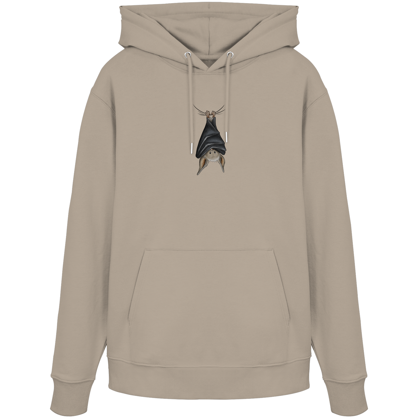 Lustig chillende Fledermaus - Organic Hoodie