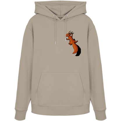Süßes Eichhörnchen klettert - Organic Hoodie