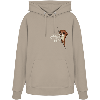 Get Otter Here | Lustiger Otter Kalauer - Organic Hoodie