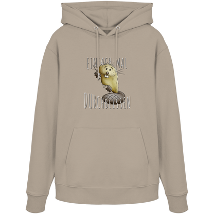 Einfach mal Durchbeissen Biber - Organic Hoodie
