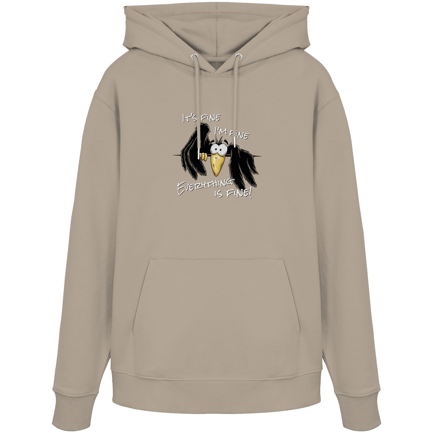 I’m Fine Rabe | Alles Gut Krähe - Organic Hoodie