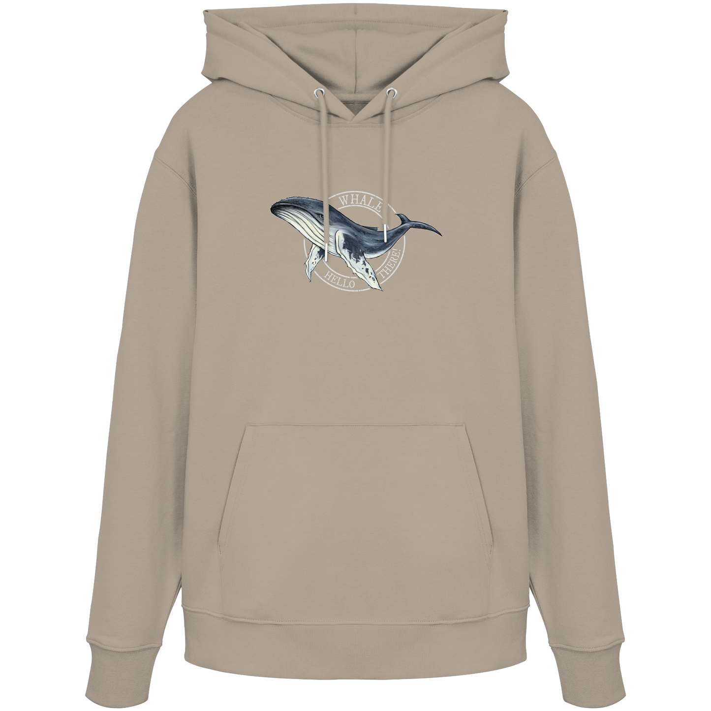 Whale, Hello There | Buckelwal - Organic Hoodie
