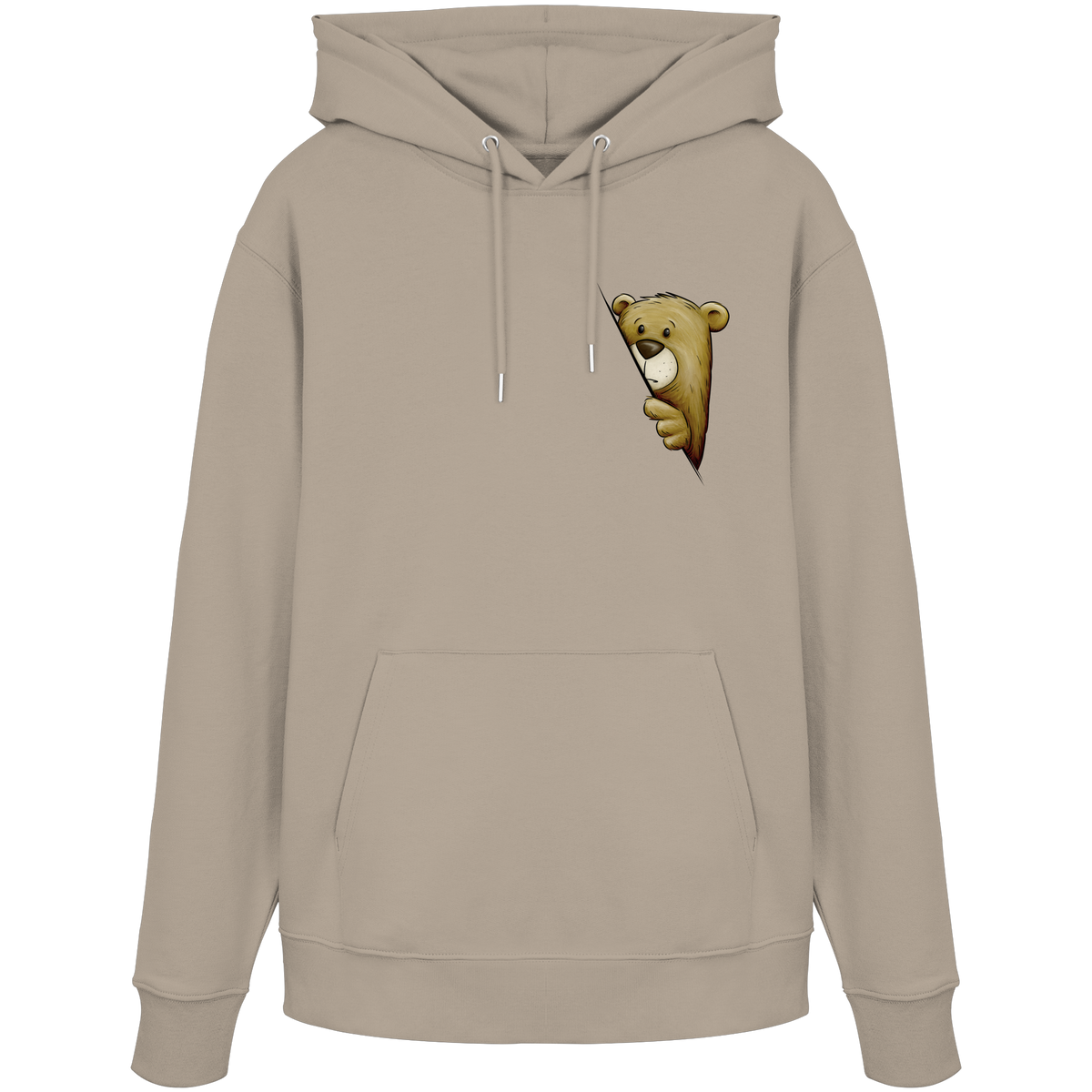 Funky Bär Illustration - Organic Hoodie