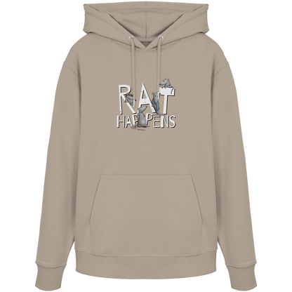Rat Happens Ratten - Organic Hoodie