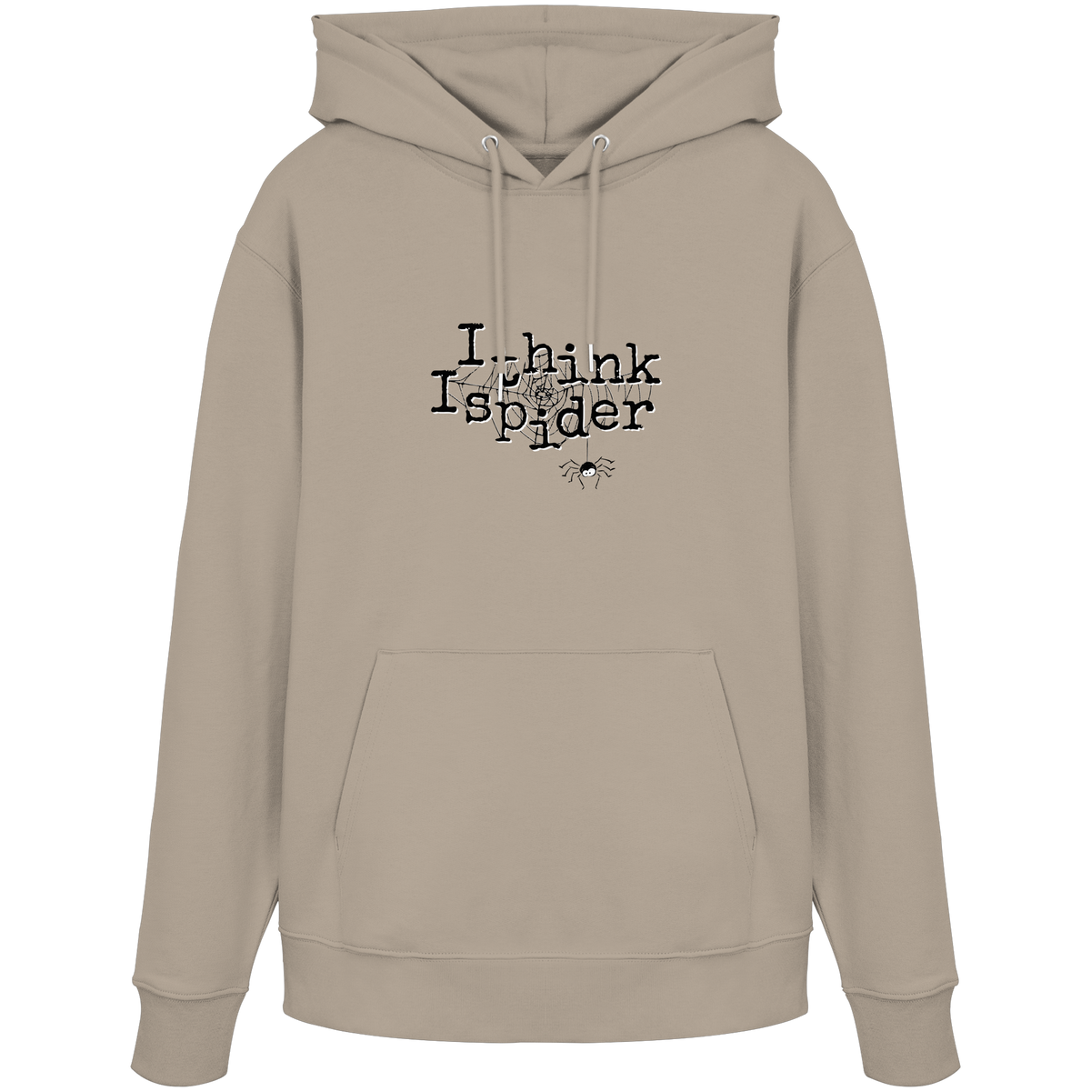 I think I spider - Spinne - Organic Hoodie