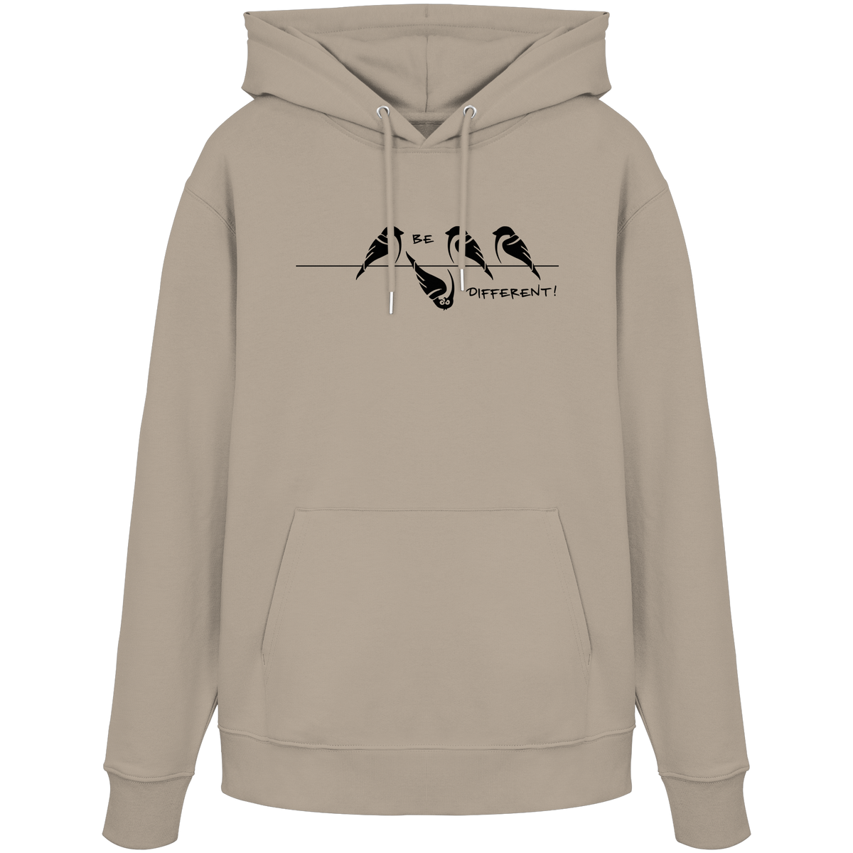 Sei anders, kleiner Spatz - Organic Hoodie