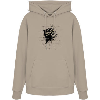 Lässige Street Art Eule - Organic Hoodie