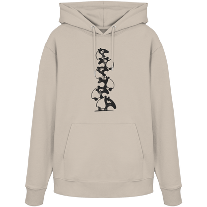 Lustiger Haufen aus Schabracken-Tapiren - Organic Hoodie