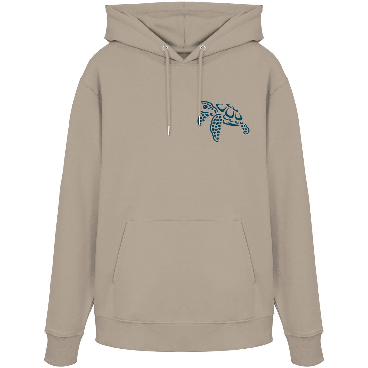 Lässig lustige Wasserschildkröte - Organic Hoodie