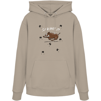 Sauwild wilde Sau | Wildschwein Keiler - Organic Hoodie
