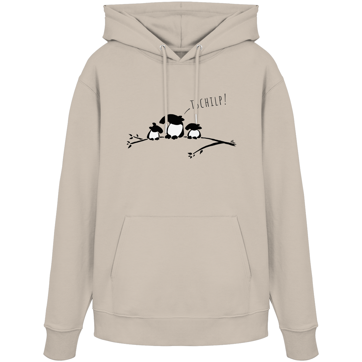 Drei kleine Tapir-Vögel - Organic Hoodie