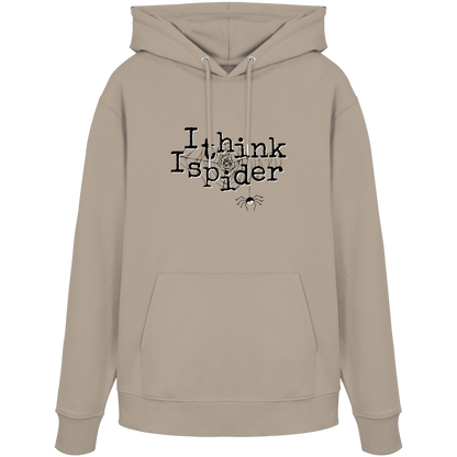 I think I spider - Spinne - Organic Hoodie