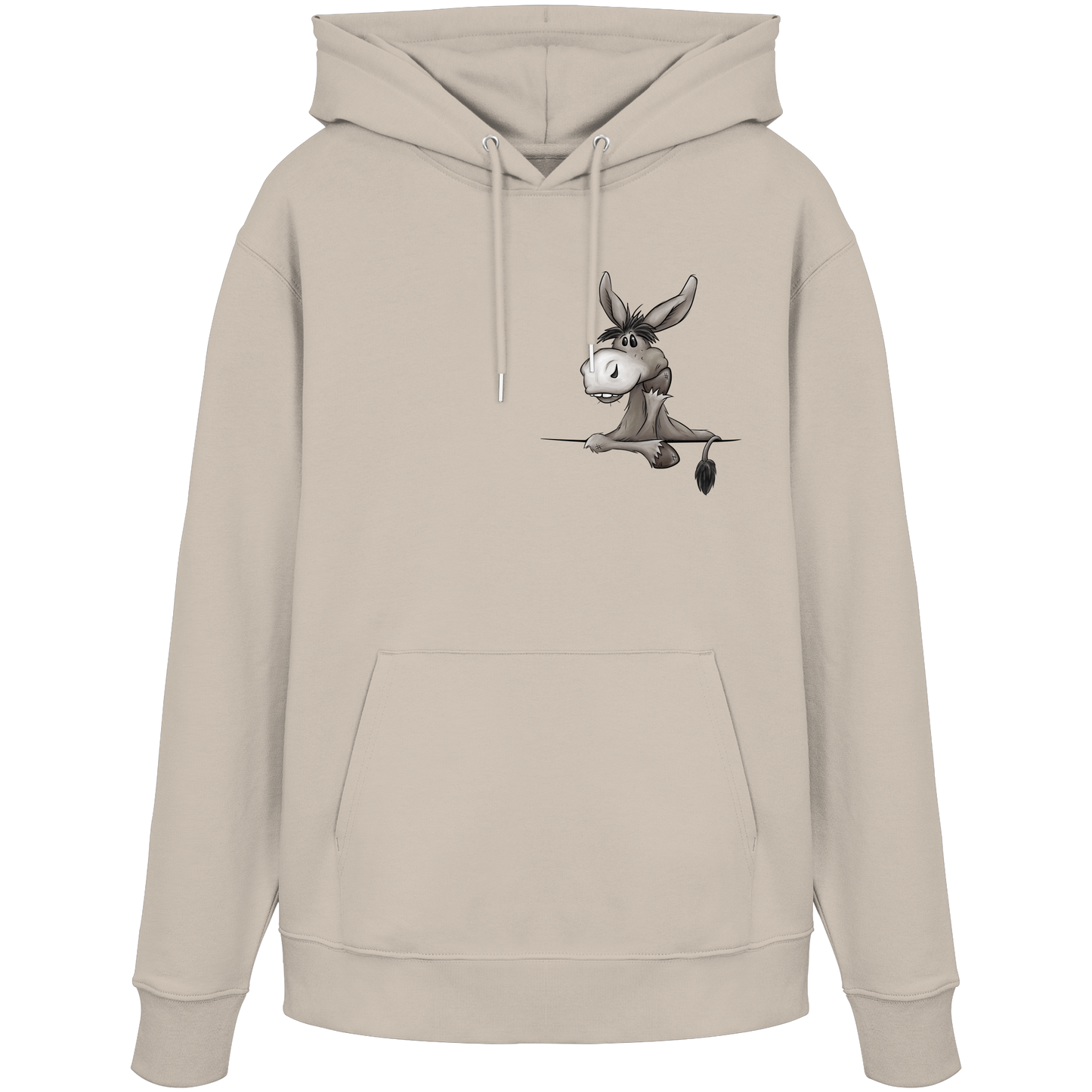 Lustiger lässiger Esel - Organic Hoodie