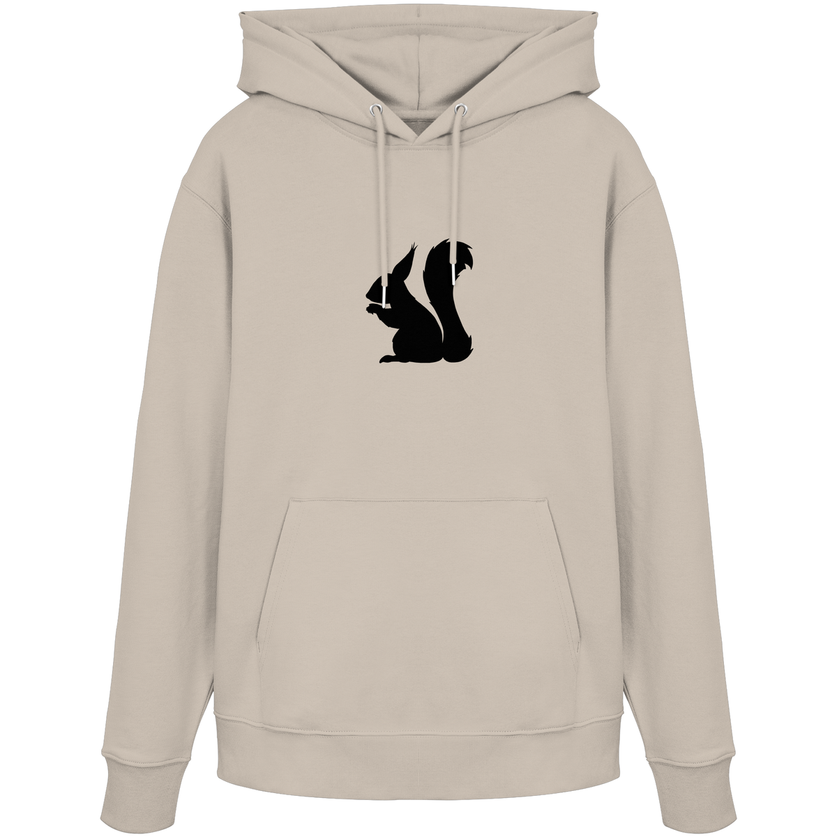 Eichhörnchen Silhouette - Organic Hoodie