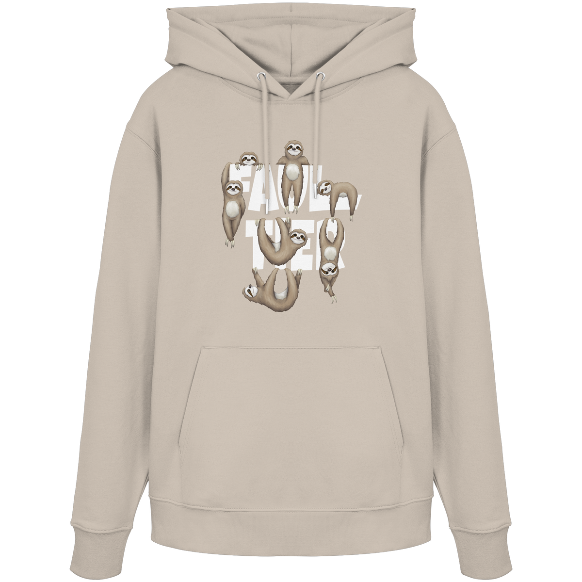 Viele gechillte Faultiere - Organic Hoodie