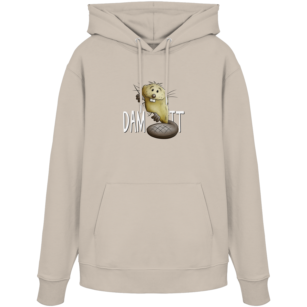 Dam It Verdammt Lustiger Biber - Organic Hoodie