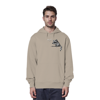 Nope! Frecher verwegener Waschbär - Organic Hoodie