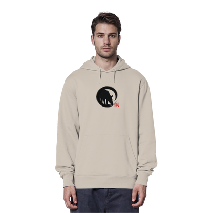 Zen Tapir im japanischen Enso Kreis - Organic Hoodie