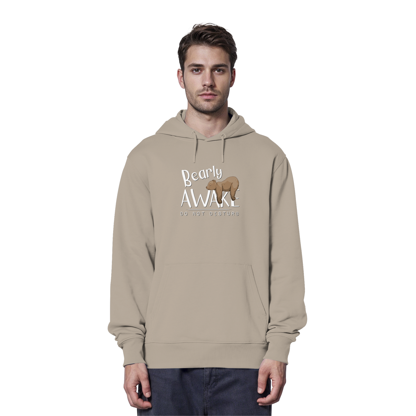 Bearly Awake Bitte nicht stören Bär - Organic Hoodie