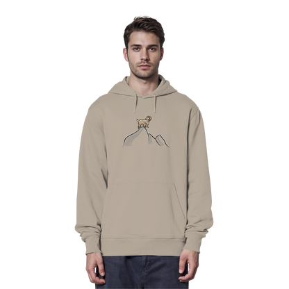 Ziegenbock in den Bergen - Organic Hoodie