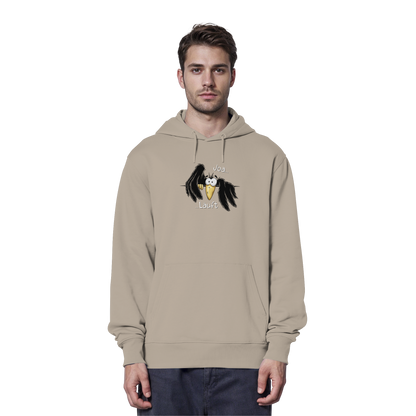 Joa Läuft Krähe gechillter Rabe - Organic Hoodie