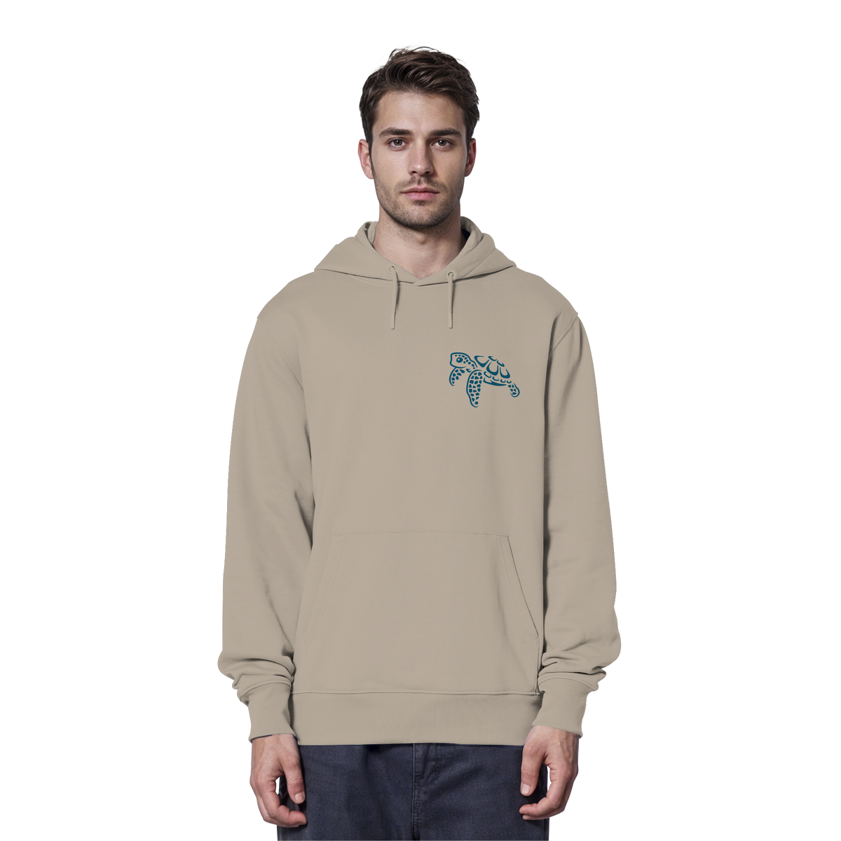 Lässig lustige Wasserschildkröte - Organic Hoodie