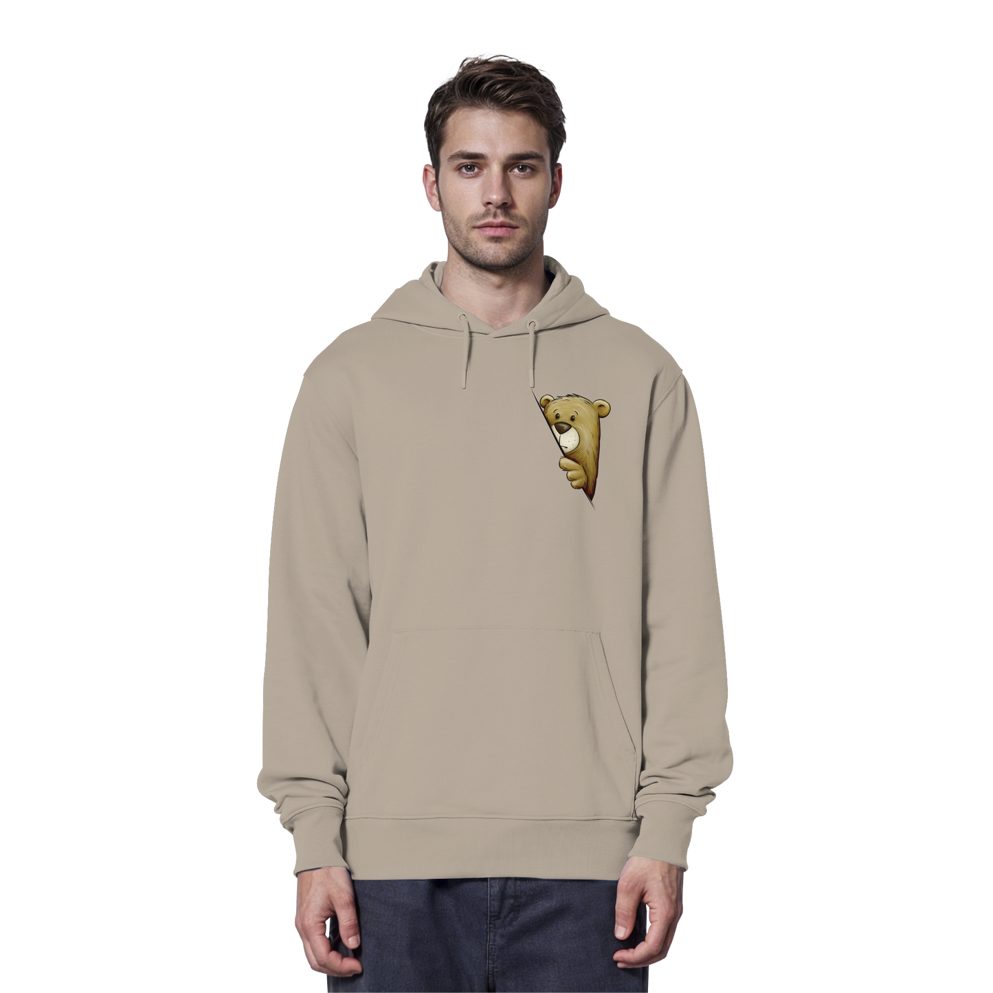 Funky Bär Illustration - Organic Hoodie