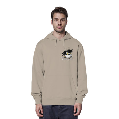 Der frühe Vogel kann mich mal | Kaffee Rabe - Organic Hoodie
