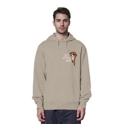 Get Otter Here | Lustiger Otter Kalauer - Organic Hoodie