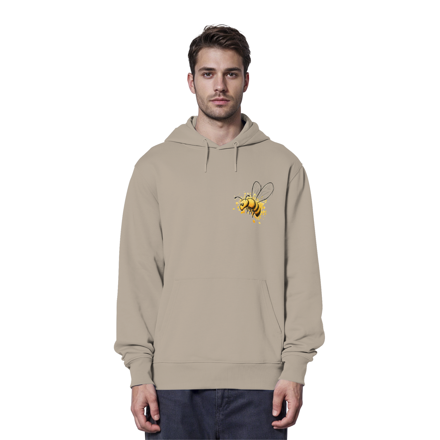 Lässige kleine Honig-Biene - Organic Hoodie