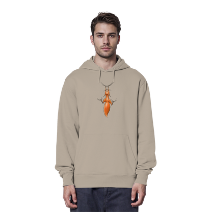 Rotes Eichhörnchen hängt ab - Organic Hoodie
