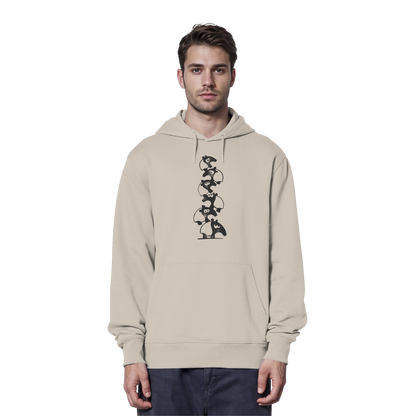 Lustiger Haufen aus Schabracken-Tapiren - Organic Hoodie