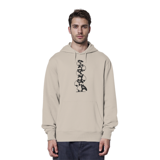 Lustiger Haufen aus Schabracken-Tapiren - Organic Hoodie