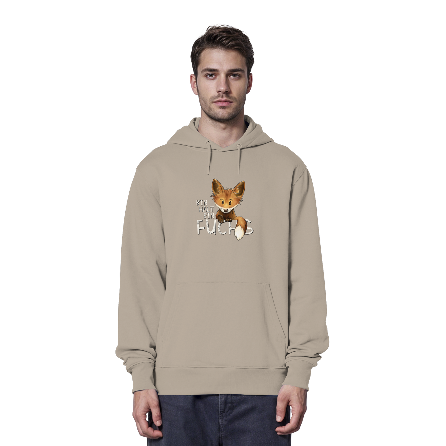 Bin halt ein Fuchs - Organic Hoodie