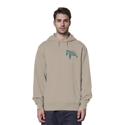 Lässig lustige Wasserschildkröte - Organic Hoodie