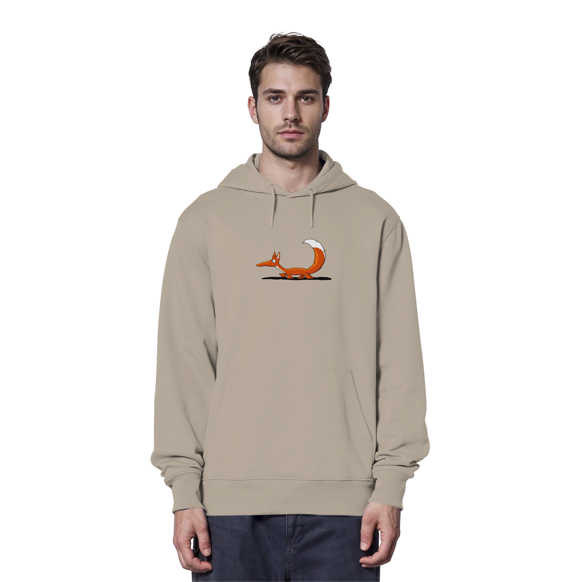 Lässiger cooler Fuchs | Mr. Fox, der Schleicher - Organic Hoodie