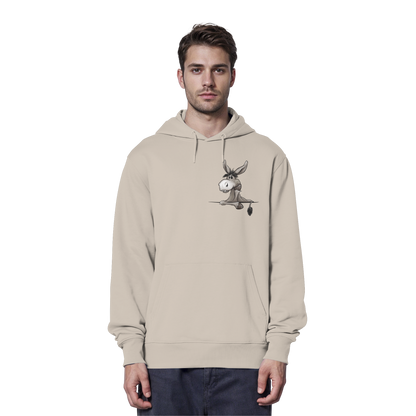 Lustiger lässiger Esel - Organic Hoodie