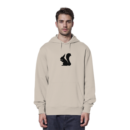 Eichhörnchen Silhouette - Organic Hoodie