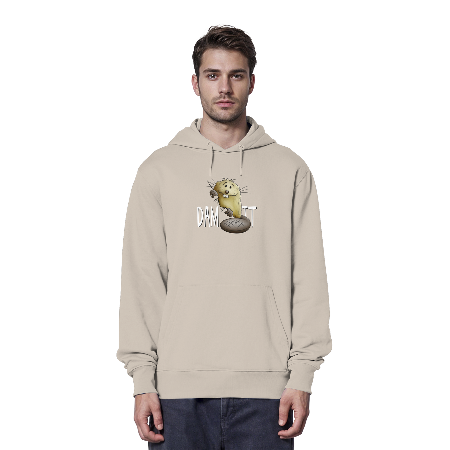 Dam It Verdammt Lustiger Biber - Organic Hoodie
