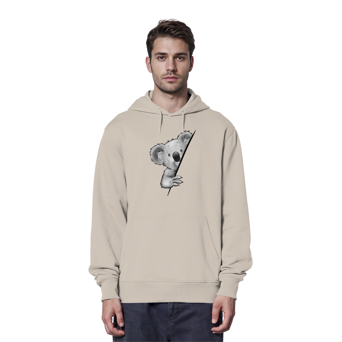 Koala Bär Illustration - Organic Hoodie