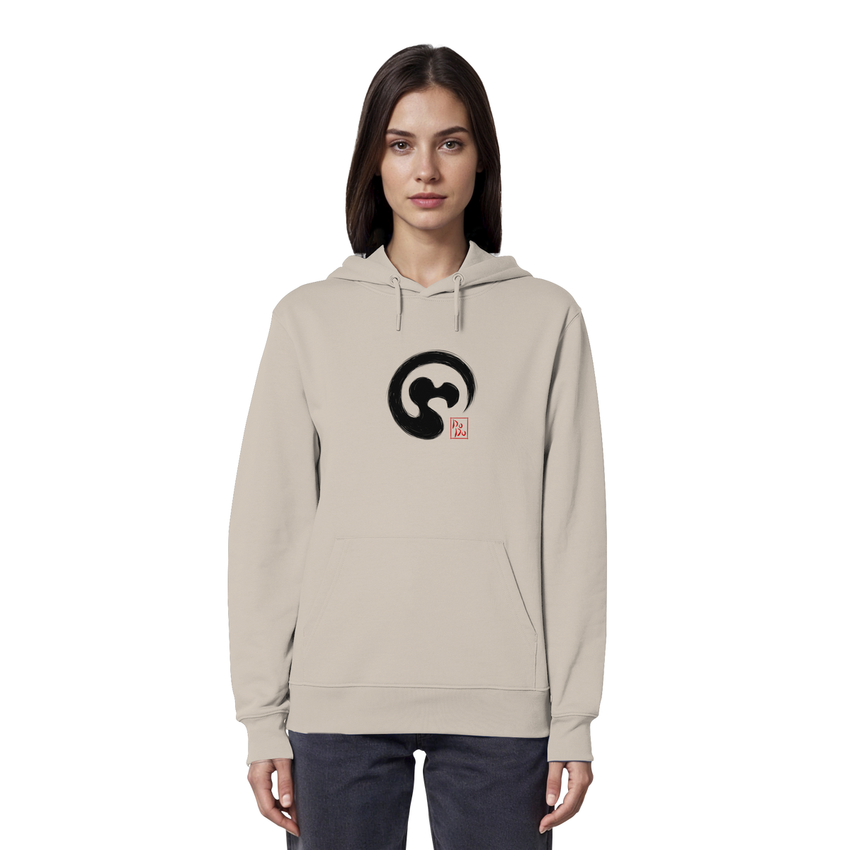 Zen Dodo im japanischen Enso Kreis - Organic Hoodie